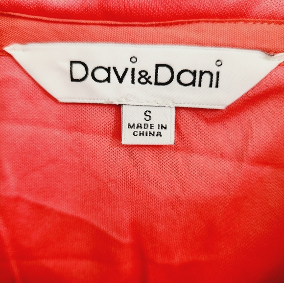 Davi & Dani Oversized Neon Pink Solid Long Sleeve Half Zip-Up Jacket - Picture 9 of 10